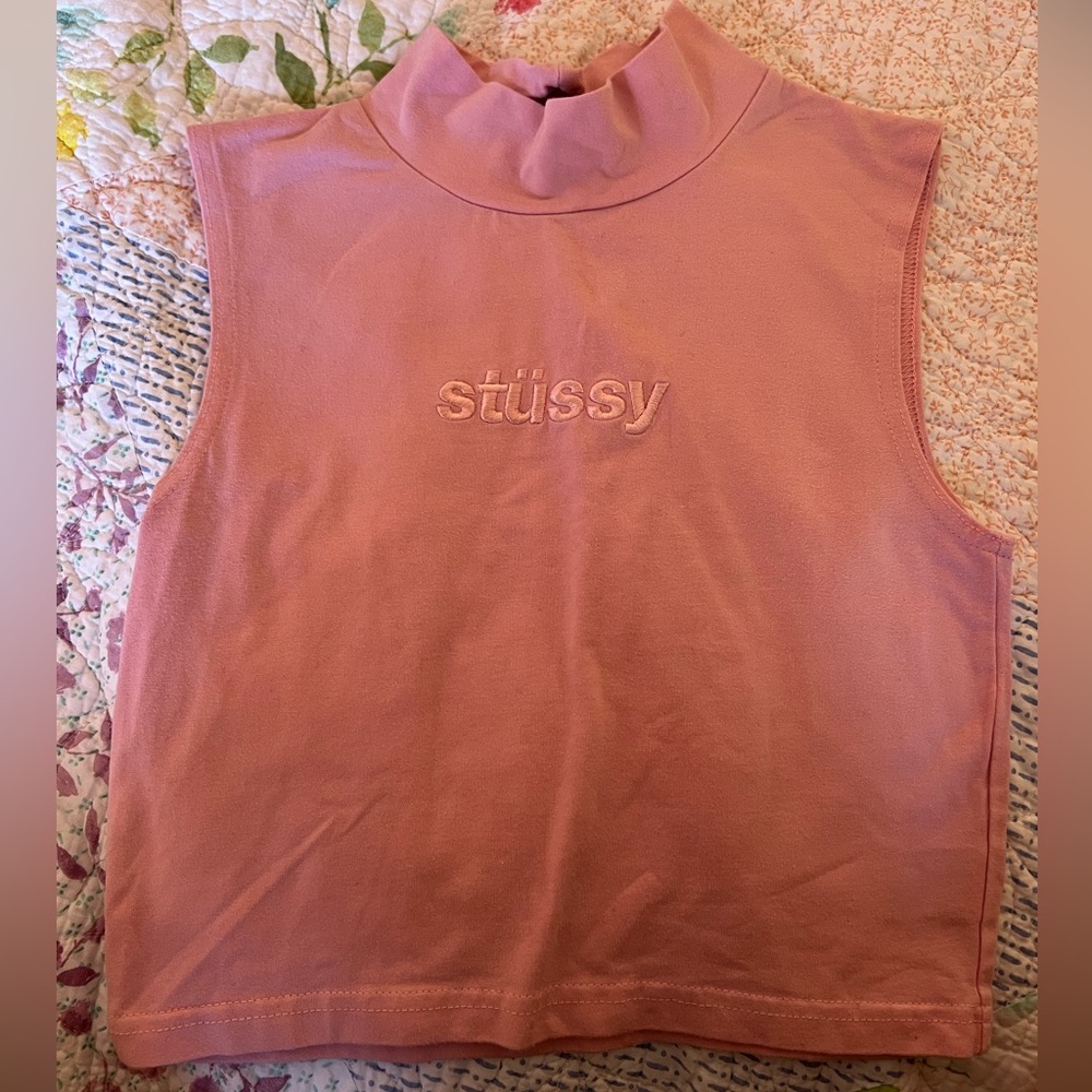 stussy crop top